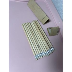 Vintage Naturals Wooden Unsharpened Pencils Set Of 13 Two’s Company